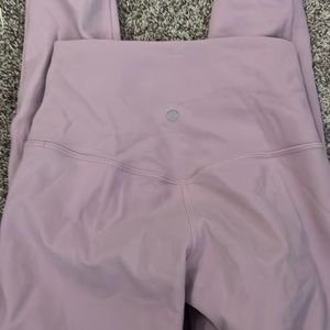 lululemon 28' pink leggings